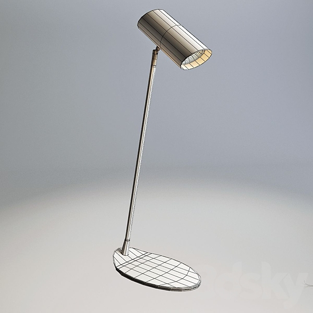 Desk and floor lamps model HESTER from the company LUCIDE Belgium. 3DS Max Model - thumbnail 2