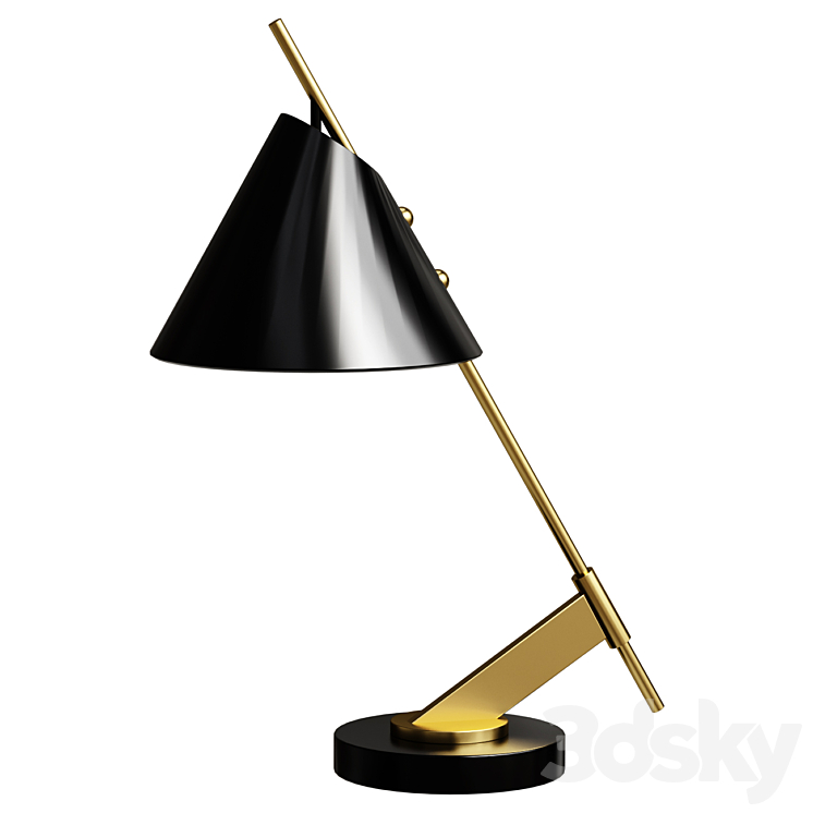 Desk lamp 3DS Max Model - thumbnail 1