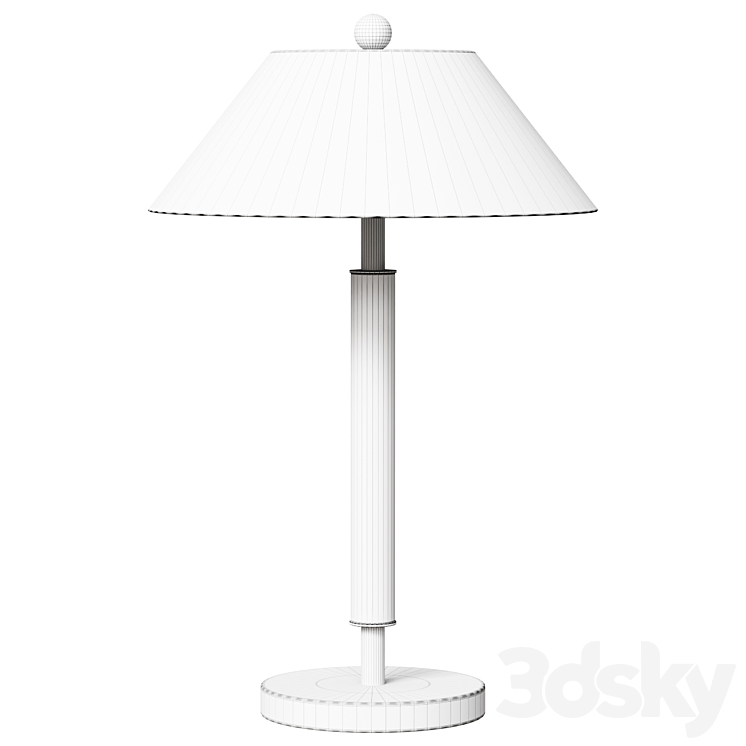 Desk lamp 3DS Max Model - thumbnail 2