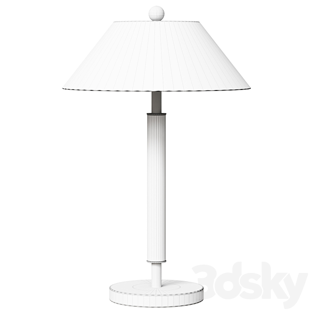 Desk lamp 3DS Max Model - thumbnail 2