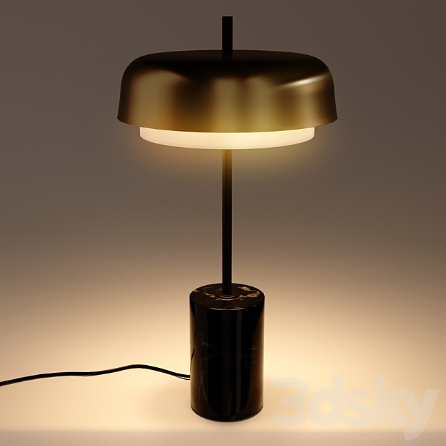 Direct lamp made of metal and marble Clepsos 3ds Max - thumbnail 3