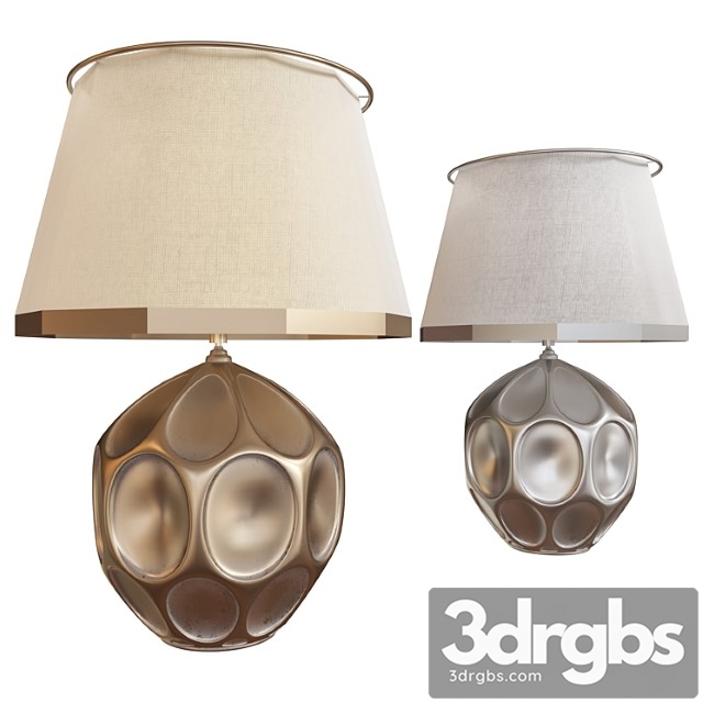 Dobbs white ceramic accent table lamp - thumbnail 1