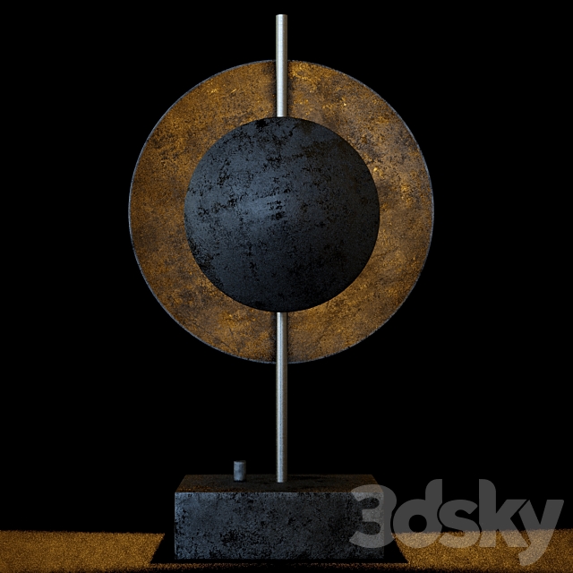 Dusk Table Lamp 3DSMax File - thumbnail 4