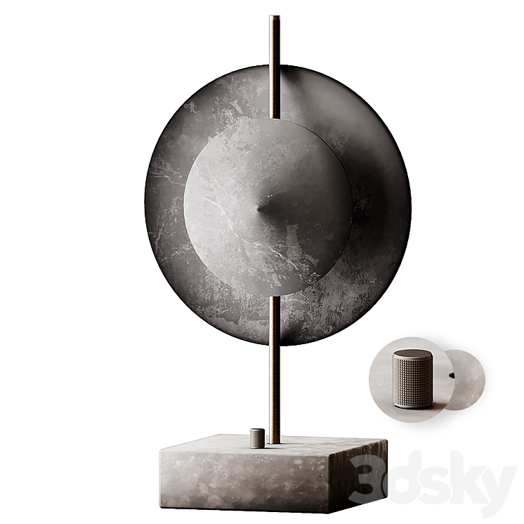 DUSK TABLE LAMP Designed by Nicolaj Nøddesbo 3DS Max Model - thumbnail 1