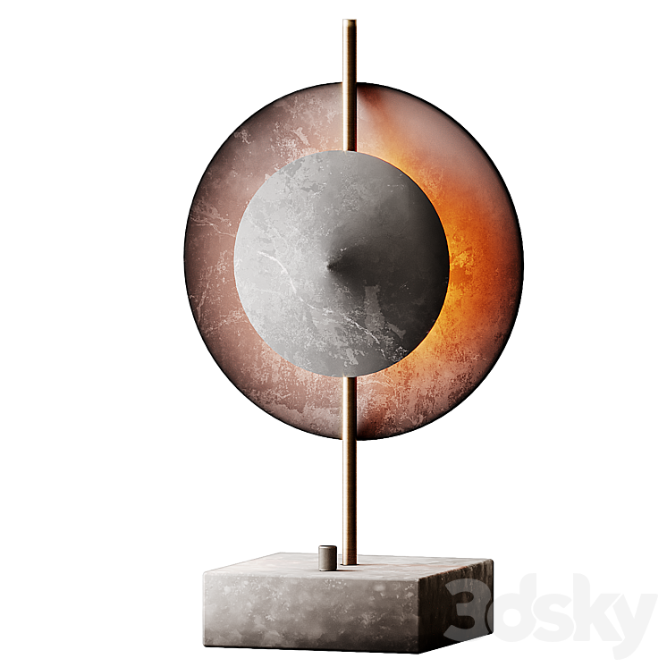 DUSK TABLE LAMP Designed by Nicolaj Nøddesbo 3DS Max Model - thumbnail 2