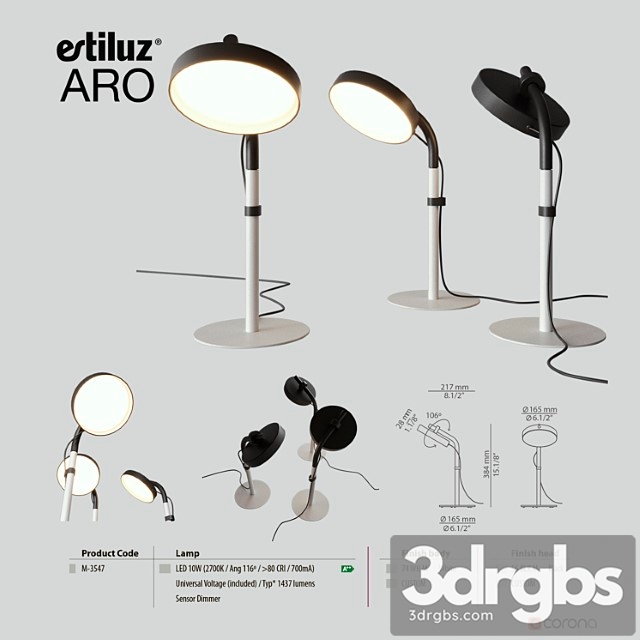 Estiluz aro 3547 3dsmax Download - thumbnail 1