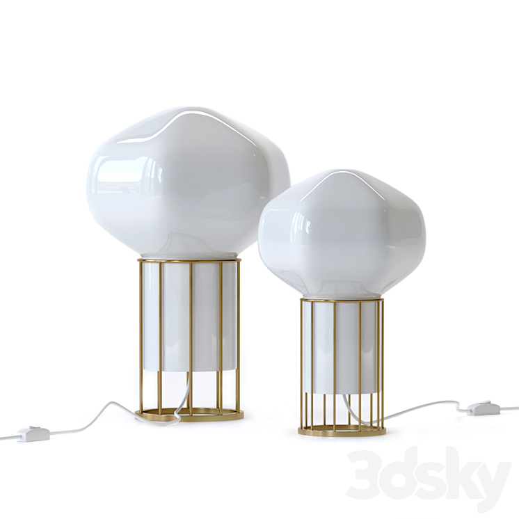 Fabbian – Aerostat F27 Table Lamp 3DS Max - thumbnail 1