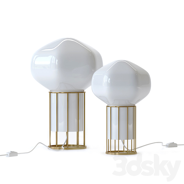 Fabbian – Aerostat F27 Table Lamp 3DSMax File - thumbnail 1