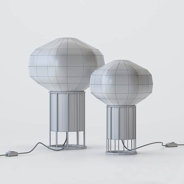 Fabbian – Aerostat F27 Table Lamp 3DSMax File - thumbnail 3