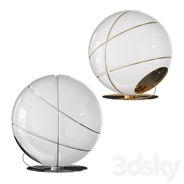 Fabbian – Armilla F50 Table Lamp 3DSMax File - thumbnail 1