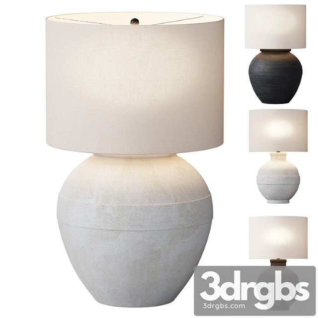 Faris ceramic table lamp - thumbnail 1