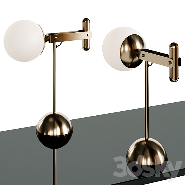 Fendi Lux Table Lamp 3DSMax File - thumbnail 2