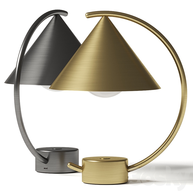 Ferm Living Meridian Table Lamp 3DS Max Model - thumbnail 1