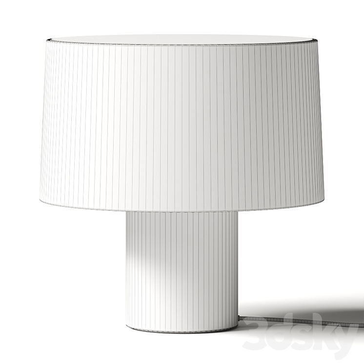 Ferm Living Post Table Lamp Entire Lampshade 3DS Max - thumbnail 2