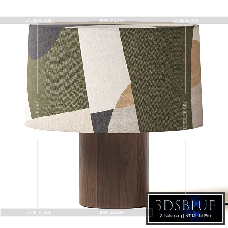 Ferm Living Post Table Lamp Entire Lampshade 3DS Max - thumbnail 3