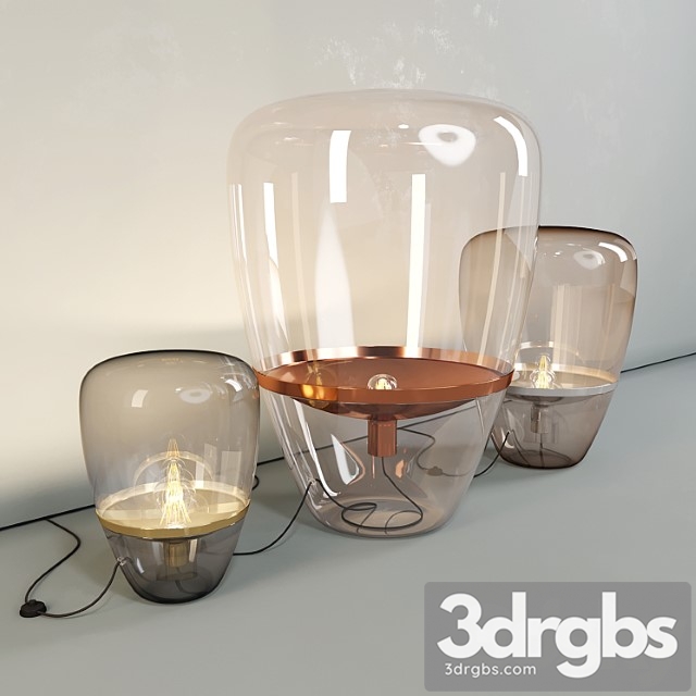 Floor lamps brokis – balloons 3dsmax Download - thumbnail 1