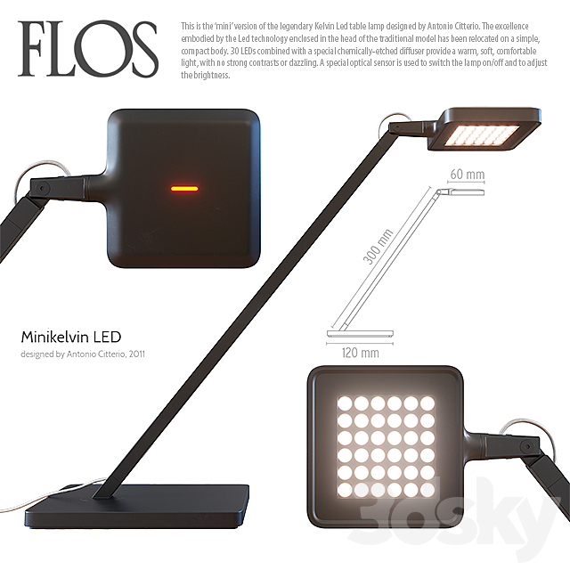 Flos Minikelvin LED 3DSMax File - thumbnail 1