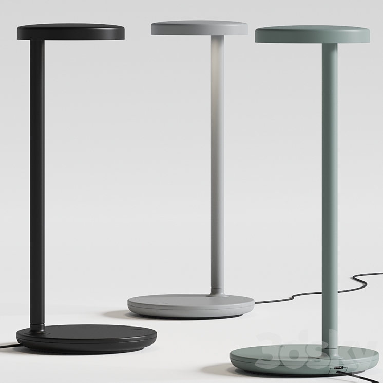 Flos Oblique Table Lamps 3DS Max - thumbnail 1