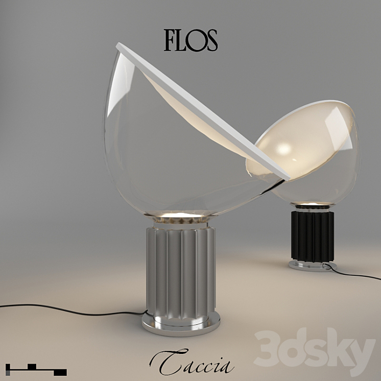 FLOS \/ Taccia 3DS Max - thumbnail 1