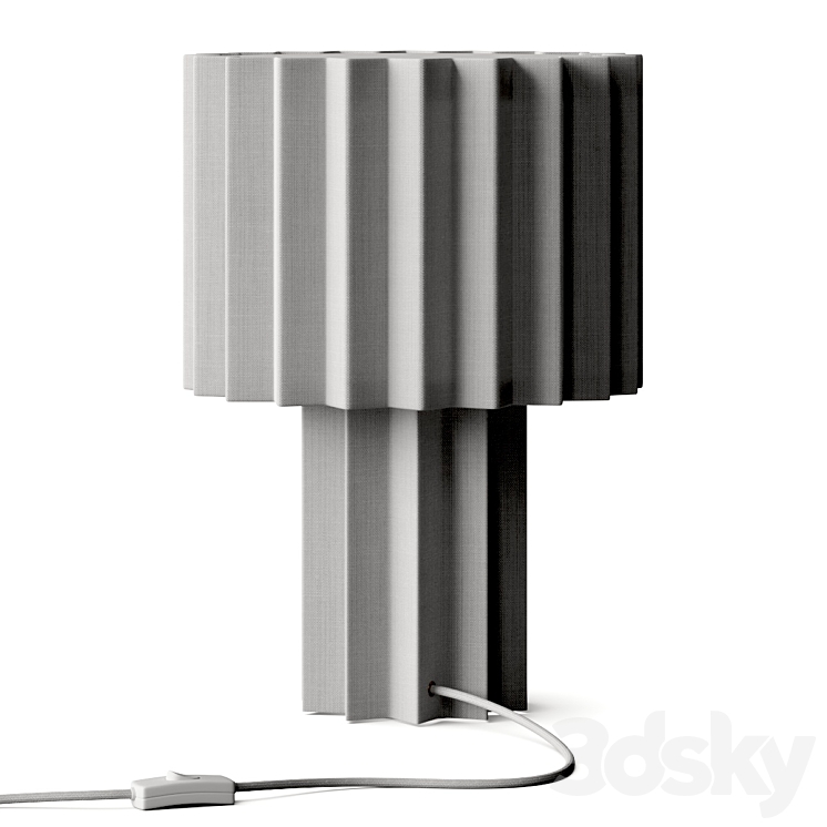 Folkform for Orsjo Belysning Plisse Table Lamp 3DS Max - thumbnail 2