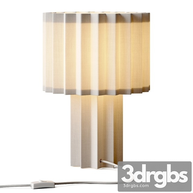 Folkform for Orsjo Belysning Plisse Table Lamp 3dsmax Download - thumbnail 1