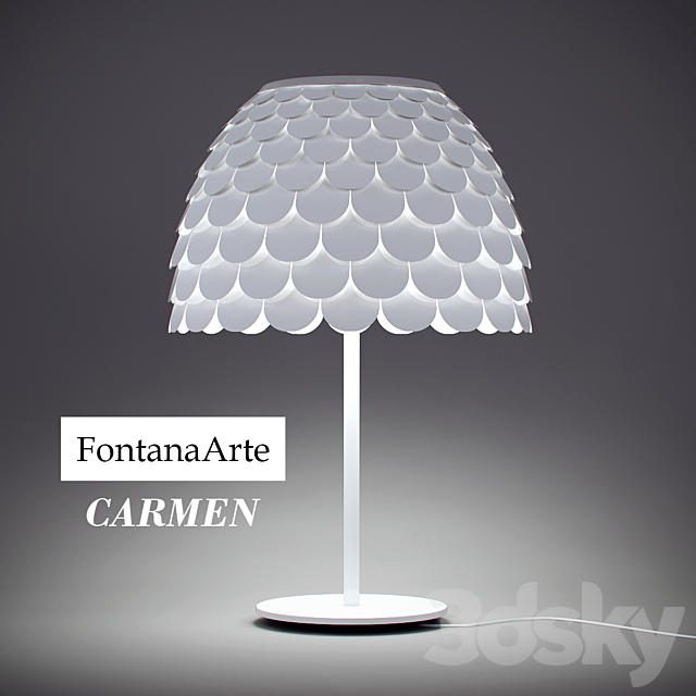 FontanaArte – Carmen 3ds Max - thumbnail 1