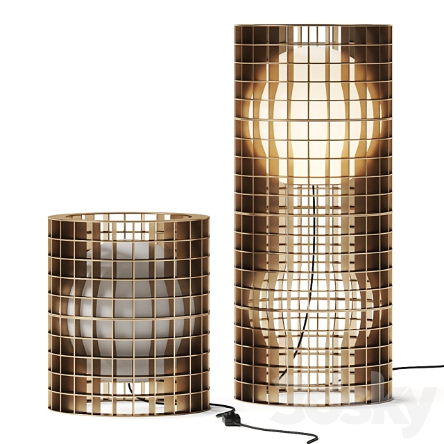 FontanaArte Matrix Table Lamps 3DSMax File - thumbnail 1