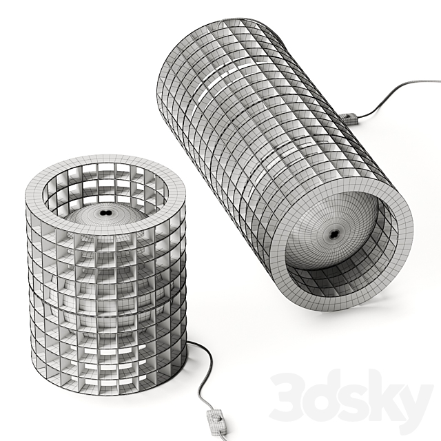 FontanaArte Matrix Table Lamps 3DSMax File - thumbnail 3