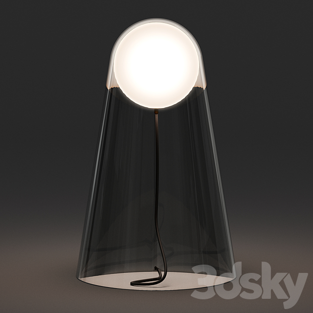 Foscarini Satellight LED Table Lamp 3DS Max Model - thumbnail 2