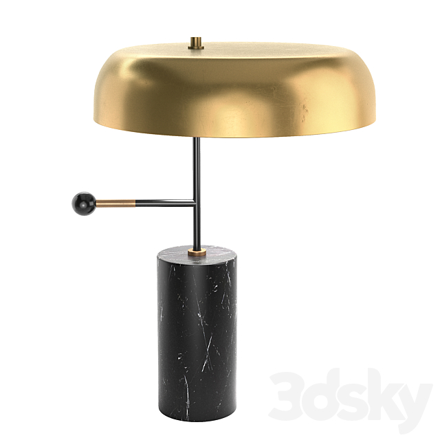 France and Son – Stoltz Marble Table Lamp 3ds Max - thumbnail 1