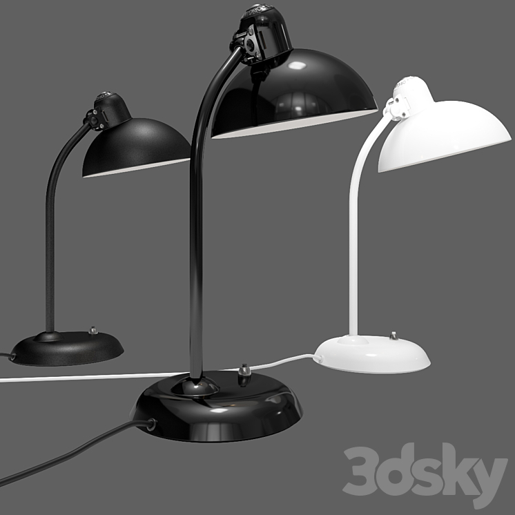 Fritz-hansen-kaiser-idell-small-table-lamp 3DS Max Model - thumbnail 1