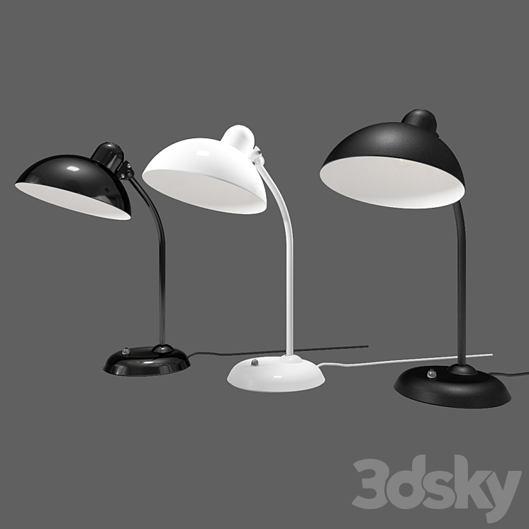 Fritz-hansen-kaiser-idell-small-table-lamp 3DS Max Model - thumbnail 2