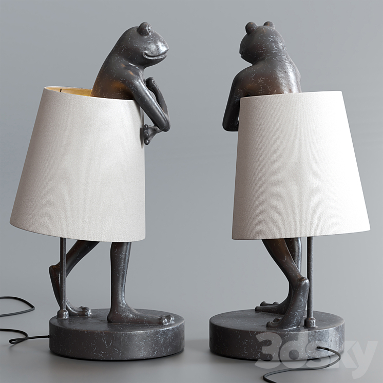 Frog Lamp 3DS Max - thumbnail 2