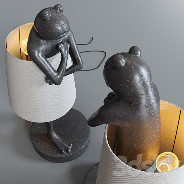 Frog Lamp 3DSMax File - thumbnail 4