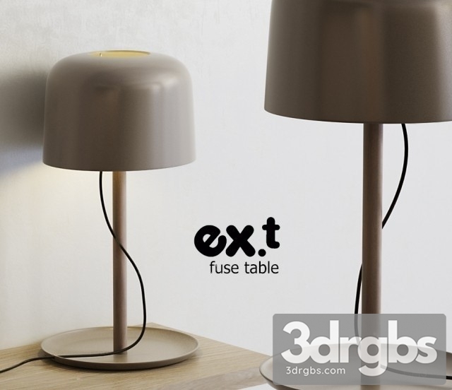 Fuse Table Lamp 3dsmax Download - thumbnail 1