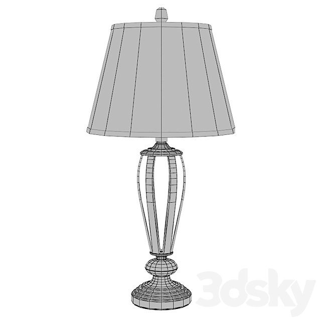 Gainseville 29.6 “Table Lamp 3DSMax File - thumbnail 2