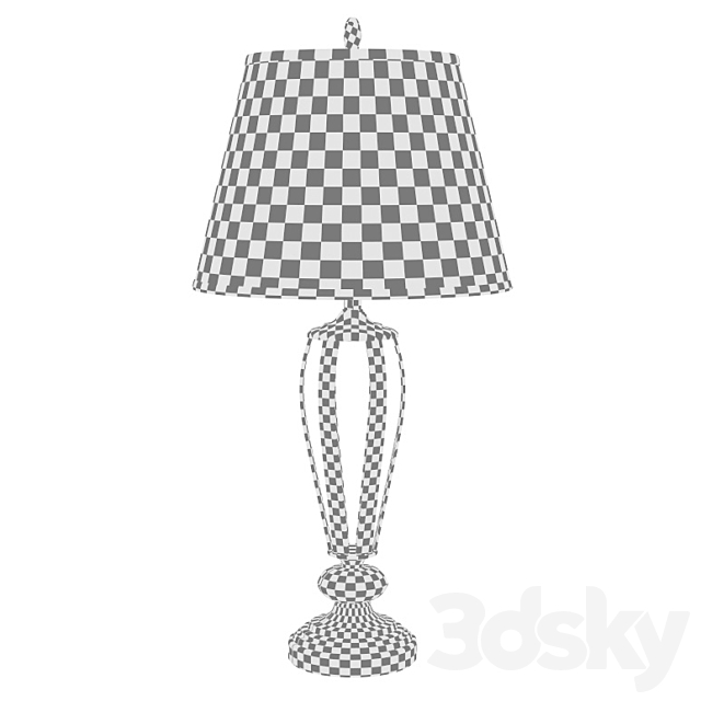 Gainseville 29.6 “Table Lamp 3DSMax File - thumbnail 3