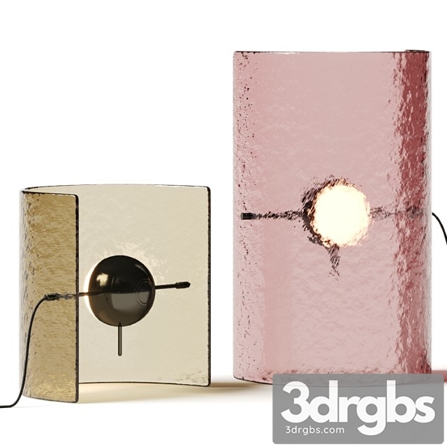 Gallotti & radice bonfire table lamps - thumbnail 1