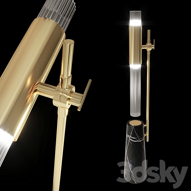 Gamma table lamp 3DSMax File - thumbnail 1