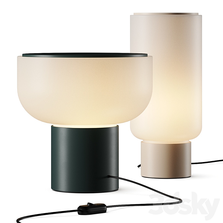 Gantri Studio Elk Arpeggio Table Lamps 3DS Max Model - thumbnail 1