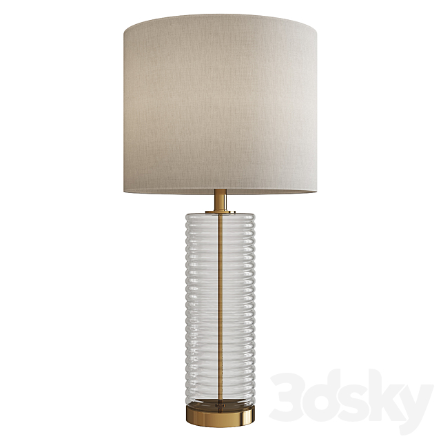 Gilley table lamp 3ds Max - thumbnail 1