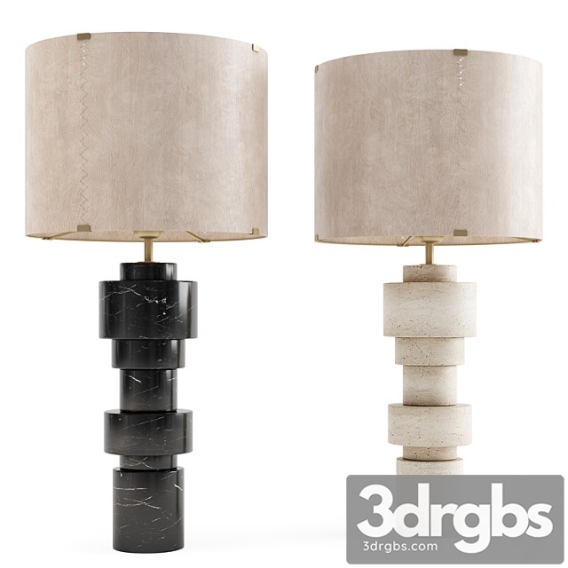 Ginger & jagger saturn small table lamp 3dsmax Download - thumbnail 1