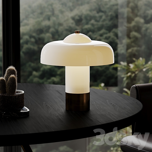 Giovanni Table Lamp Cream 3ds Max - thumbnail 3