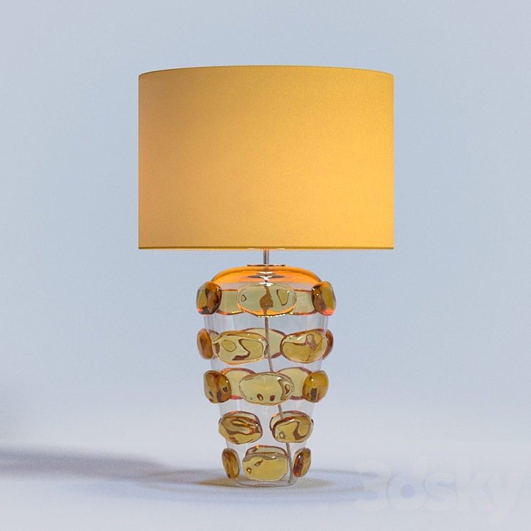 GLB31 BLOB LAMP AMBER 3DS Max - thumbnail 1