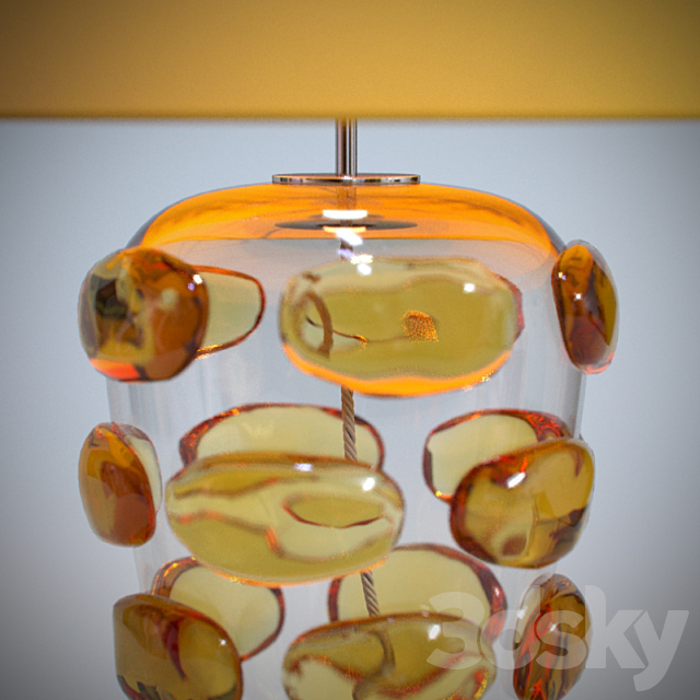 GLB31 BLOB LAMP AMBER 3DS Max Model - thumbnail 2