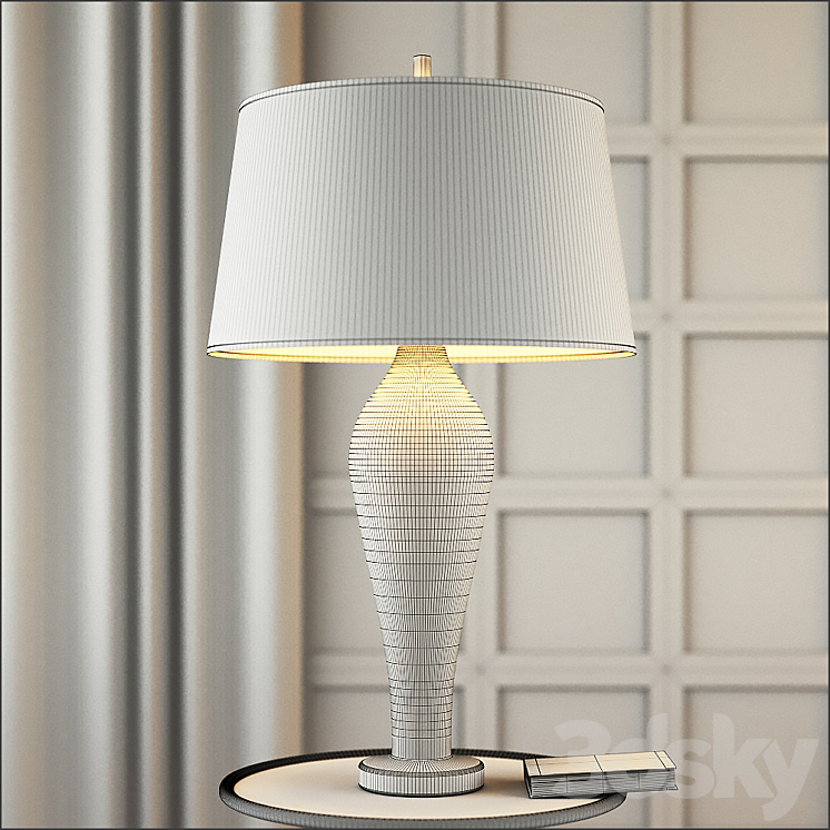 Global Views Golden Bubble Art Glass Lamp 3DS Max - thumbnail 2