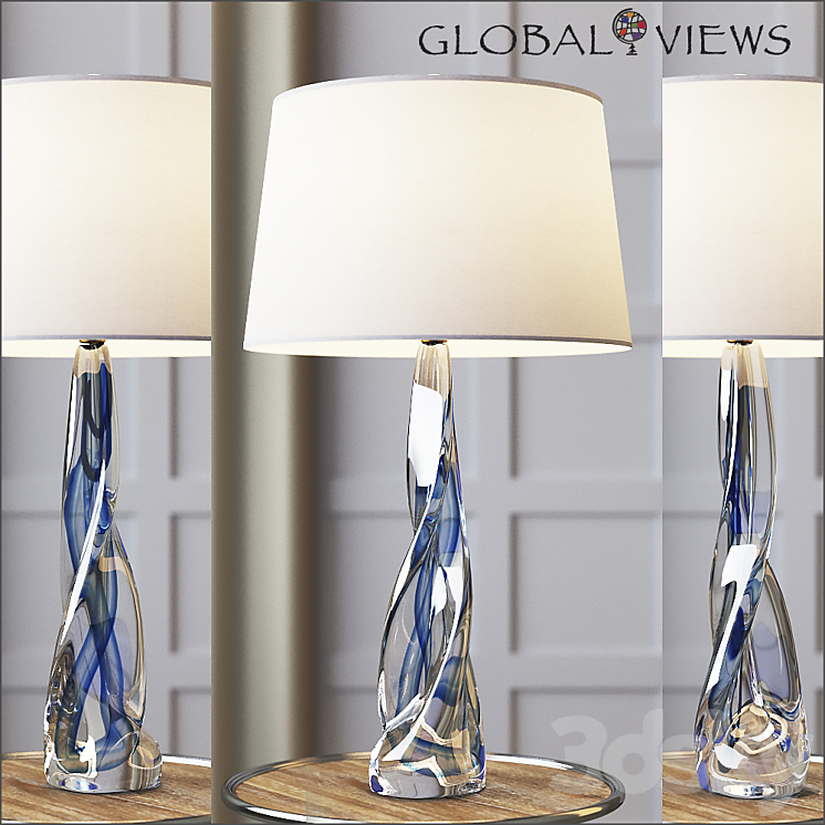 Global Views Ocean Twist Lamp 3DS Max - thumbnail 1