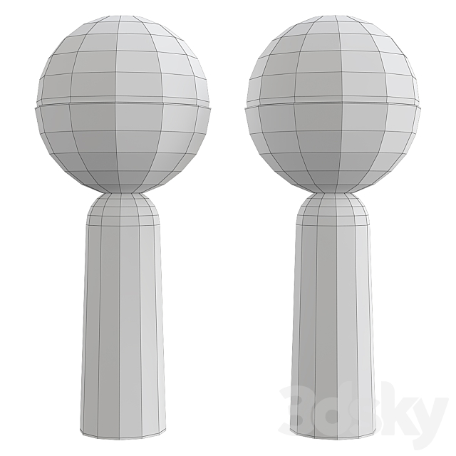 GLOBE – TABLE LAMP 3DS Max Model - thumbnail 2