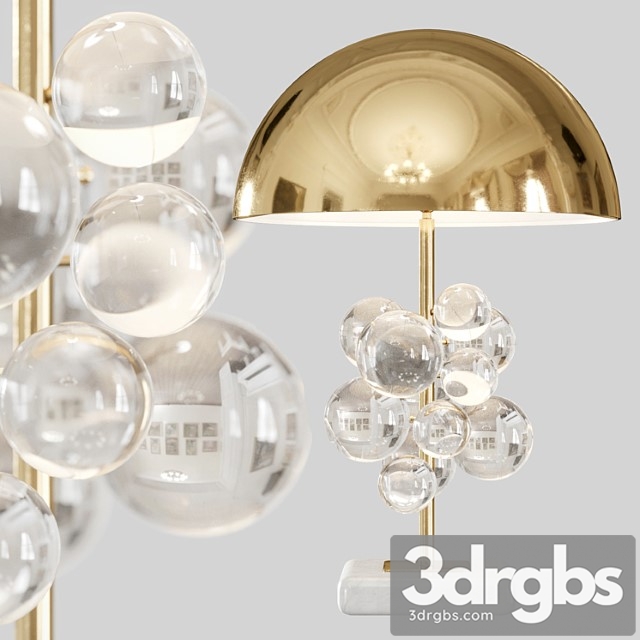 Globo table lamp ii designed by jonathan adler - thumbnail 1