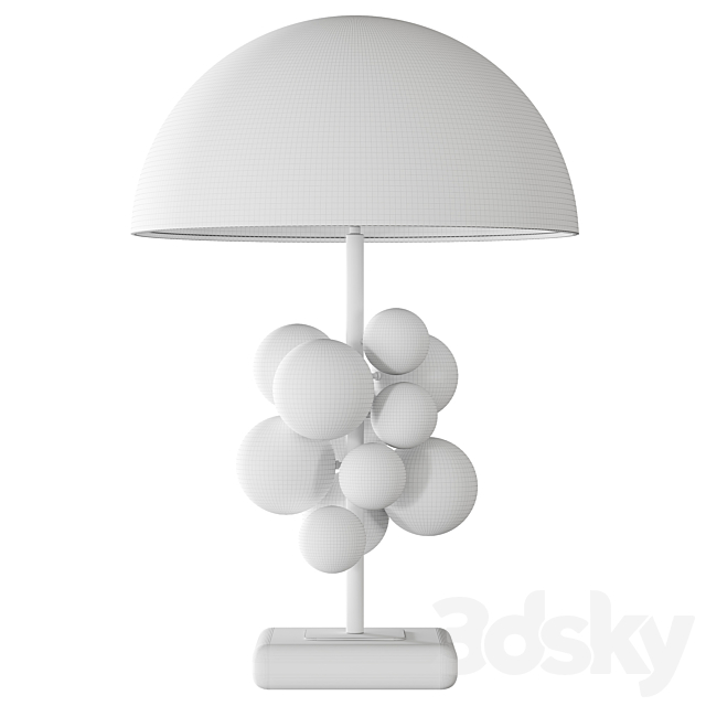 Globo Table Lamp multicolored by Jonathan Adler 3DSMax File - thumbnail 5